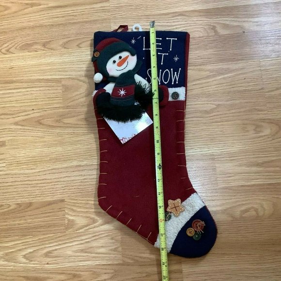 Snowman Christmas Stocking, NWT - Picture 9 of 9